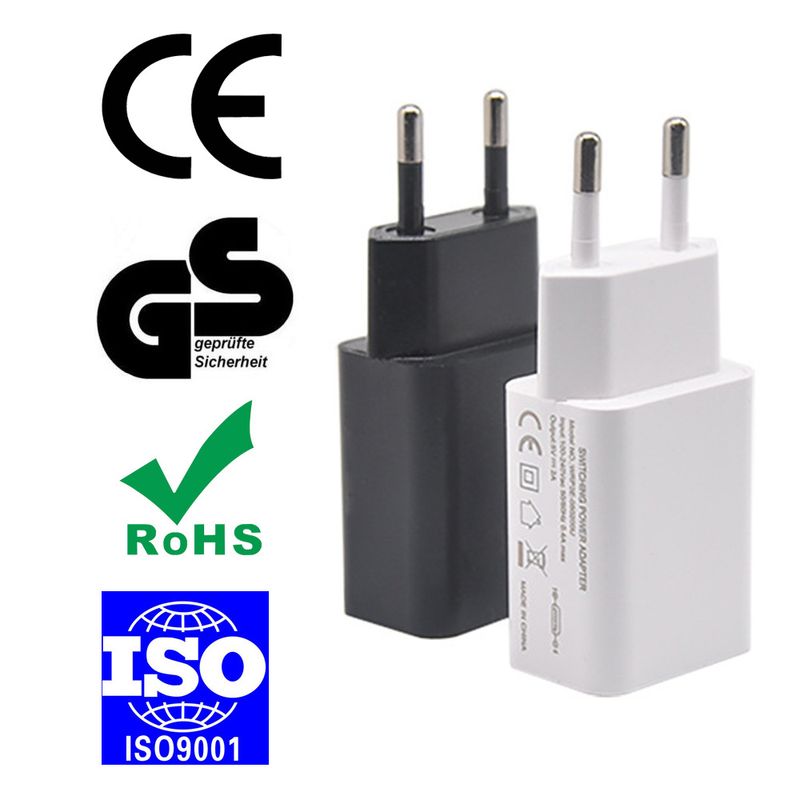 syct CE-zertifizierter GS-europäischer Standard 5 V 2 A Schnellladekopf, kompatibel mit Xiaomi Huawei iPhone-Ladegerät_voghion.com