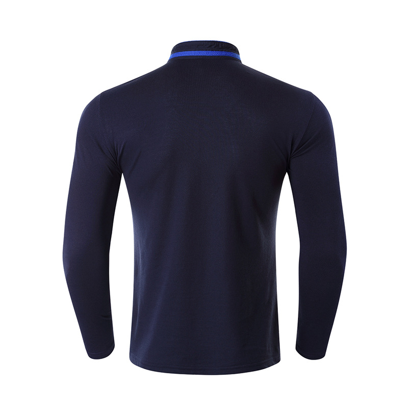 Hochwertiges Poloshirt für Herren, großes Langarm-Golf-T-Shirt mit Paul-Revers für Herren_voghion.com