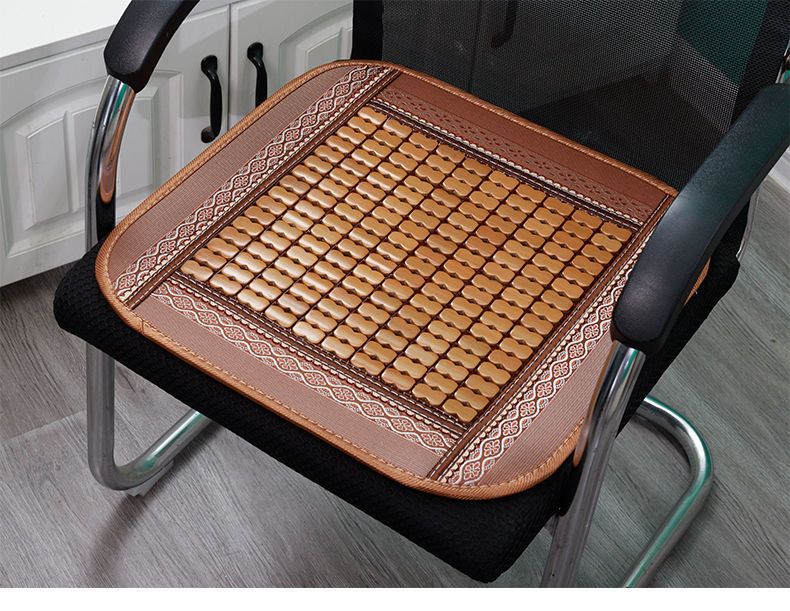 【15000 piezas vendidas en 30 días】 Cojín refrescante Mahjong de verano para oficina, computadora, comedor, silla, coche, tapete de bambú para estudiantes_voghion.com