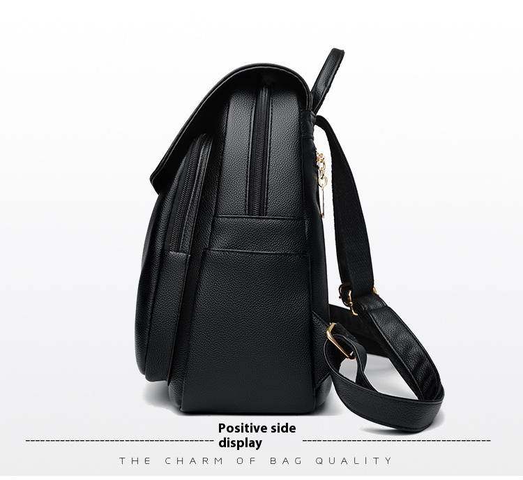 Borsa a marsupio 2024 Zaino in tinta unita alla moda semplice e versatile europeo e americano di nuova moda_voghion.com