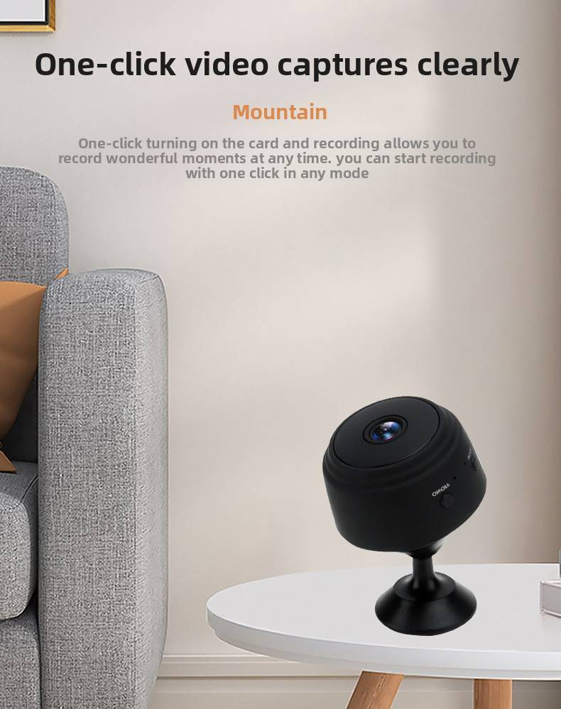 Cámara de seguridad WiFi magnética - 2K HD para interiores y exteriores, detección de movimiento inteligente, visión nocturna, audio bidireccional (IP65, resistente a la intemperie, almacenamiento en la nube/SD)_voghion.com