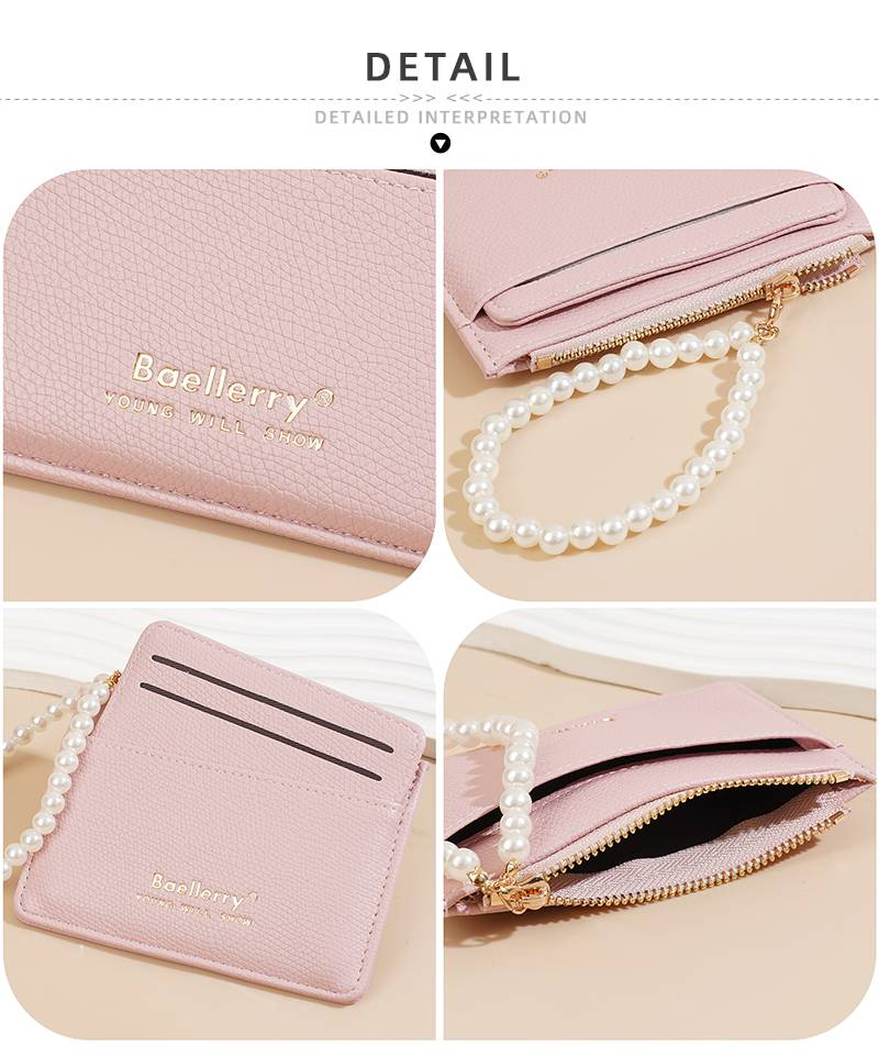 Trendy Fashion Student New Small Card Holder Pu Bank Card Multi-card Slot Wallet Card Holder Card Bag_voghion.com
