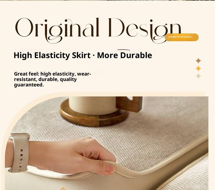 Copridivano in ciniglia di alta qualità: antigraffio, vestibilità universale, protezione antiscivolo per divani componibili e divani a due posti_voghion.com