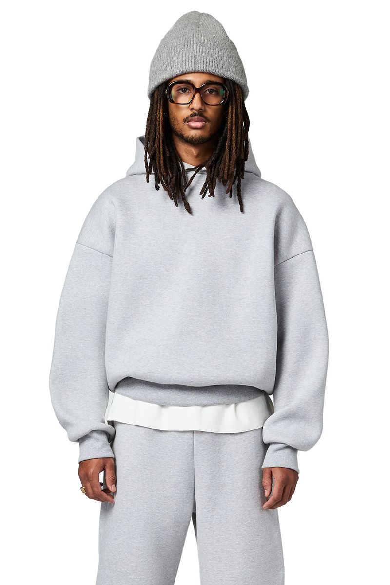Felpa sportiva in velluto, basic, ampia e comoda, da uomo, moda autunno e inverno_voghion.com