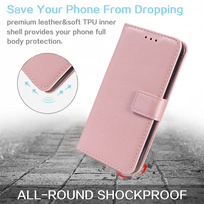 Pro iPhone 6 7 8 X XS XR 11 12 13 14 15 Plus Mini Pro Max Jednobarevné Magnetické Flipové Kožené Pouzdro Pro iPhone SE 2020_voghion.com