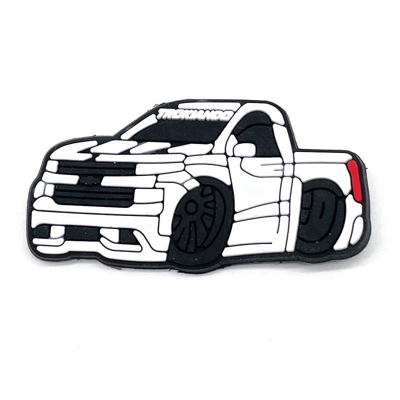 Auto Cartoon Schoen Bloem Decoratie Gesp Krokodil Schoen Gesp Zachte Lijm Verwijderbare Tuin Schoen Accessoires Accessoires_voghion.com