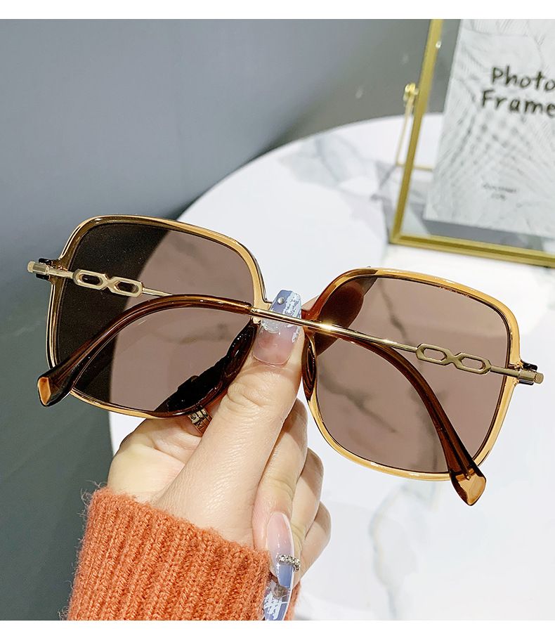 Occhiali da sole da donna alla moda, nudi, personalizzati, alla moda, snellenti, resistenti ai raggi UV, con montatura grande_voghion.com