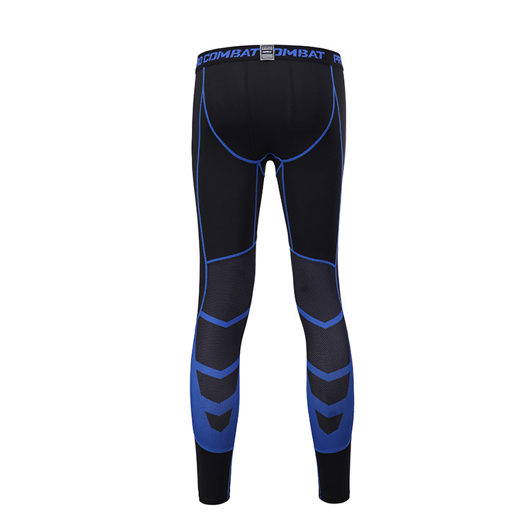 Vêtements pour hommes exercice musculaire vêtements de fitness élastiques deux ensembles de collants à séchage rapide pour hommes vêtements d'entraînement de course à sec_voghion.com