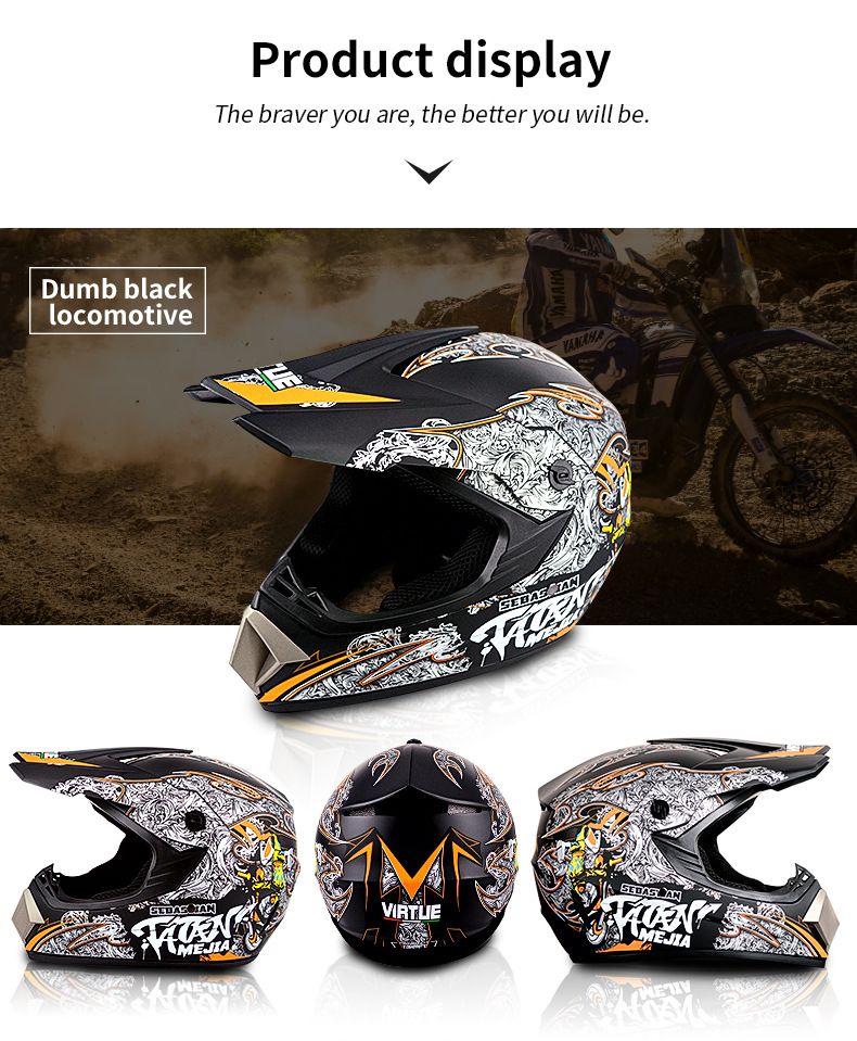 Casco eléctrico de cross country para playa, para descenso de montaña, casco integral para niños y adolescentes, casco de kart_voghion.com