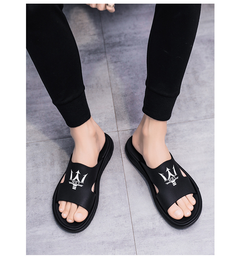 Nya sommartofflor Herr S Koreansk version av trenden Utomhuskläder Flip Flops Casual Strandskor Mode inomhus Cool_voghion.com