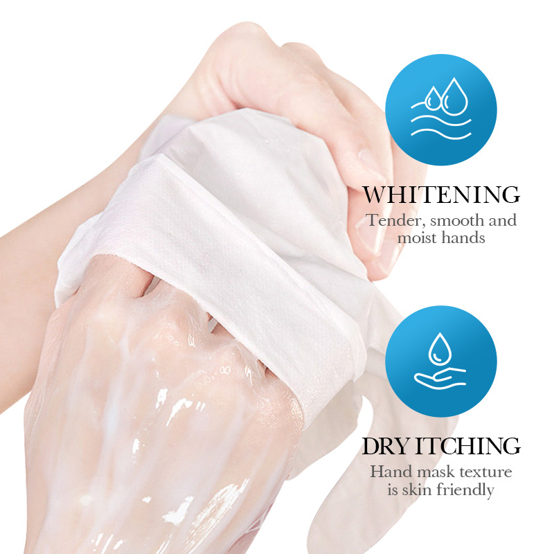 SADOER Aloe Vera Lavender Repair Hand Mask with Moisturizing Plants_voghion.com