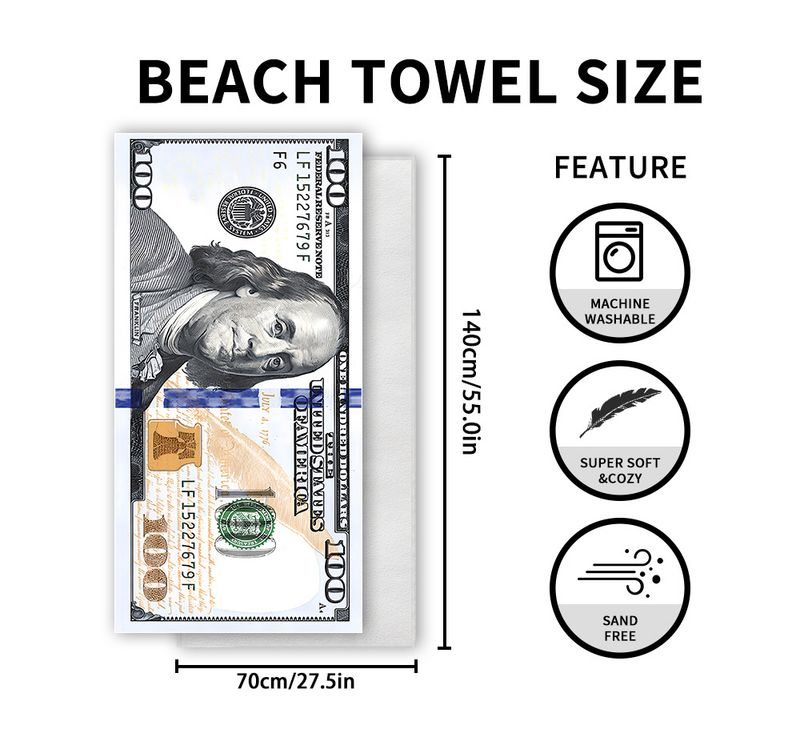 Premium Microfiber Beach Towel - Quick-Dry, Ultra-Absorbent & Sandproof_voghion.com
