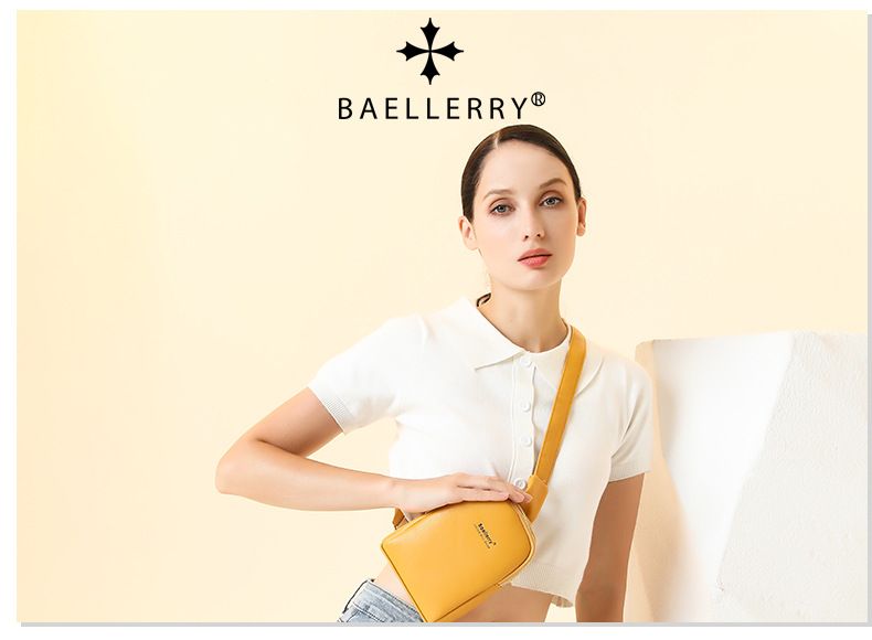 Baellerry new women's chest bag style fashion double zipper messenger bag simple and versatile mobile phone bag wholesale_voghion.com