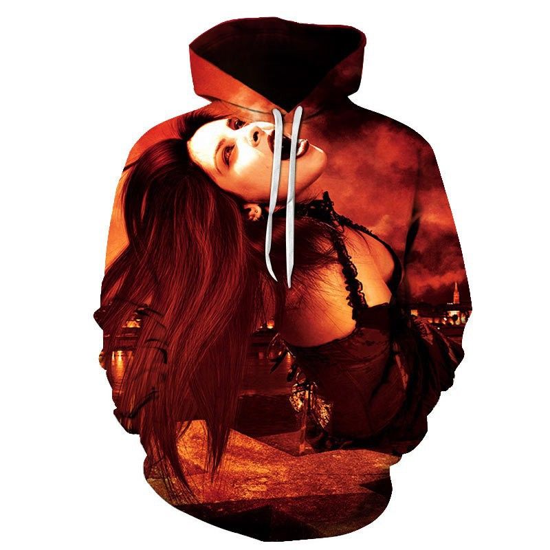 2023 Nuova collezione primavera e autunno horror Halloween Felpa con cappuccio da uomo con stampa digitale 3D_voghion.com