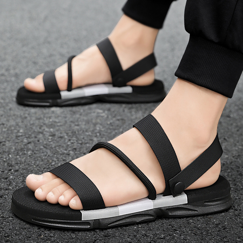 Scarpe estive casual da uomo con cinturino regolabile Sandali da trekking da uomo leggeri_voghion.com