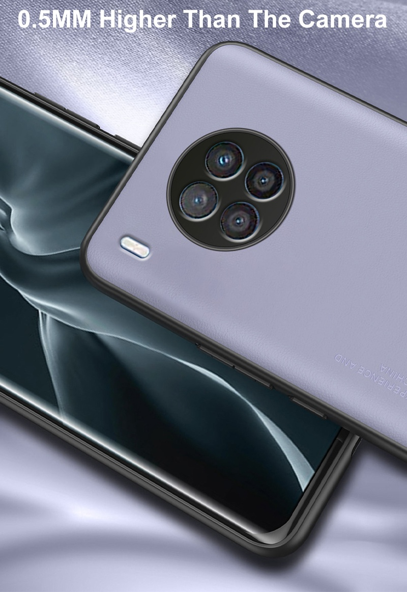 Huawei Nova 8i 8i luksusa PU ādas maciņš Honor 50 Lite 50Lite pārvalkam matēts silikona triecienizturīgs tālrunis_voghion.com