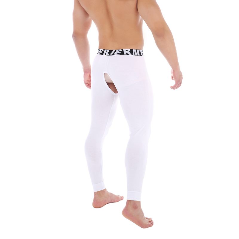 Sous-vêtements thermiques ajustés en modal pour hommes - Conception respirante à entrejambe ouvert pour plus de confort et de style_voghion.com
