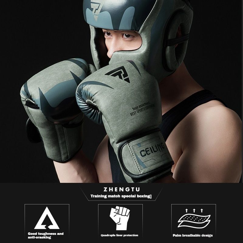 Vastagított bélésű boxkesztyűk, felnőtt boxkesztyűk, férfi és női Sanda edzéshez, küzdelemhez, bokszzsákokhoz, boxkesztyűk, UFC_voghion.com