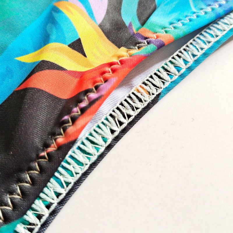 New Printed Women's Sexy Two-Piece Bikini Brazilian Hot Spring V-String Swim Bottoms_voghion.com