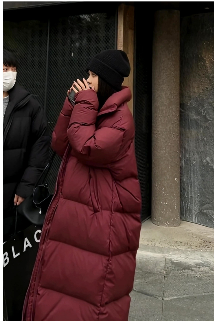 2023 Inverno Nuovo Giù Cappotto di Cotone Cappotto di Cotone Coreano di Media Lunghezza da Donna Cappotto di Cotone Sciolto Versatile Cappotto di Pane Addensato_voghion.com