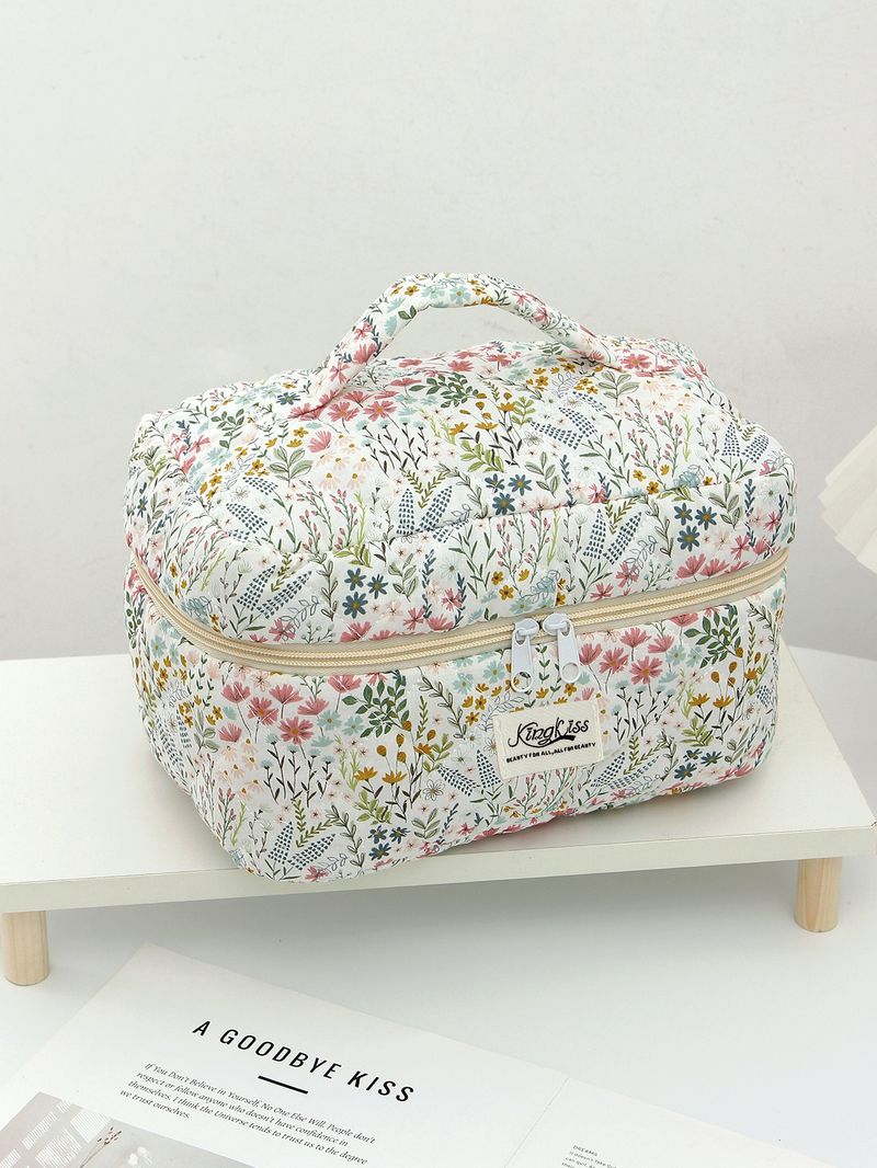 Cosmetic Bag For Women, Large Capacity, Cosmetic Storage Bag, Travel Portable, Foldable Toiletry Bag, Skin Care Storage Bag_voghion.com