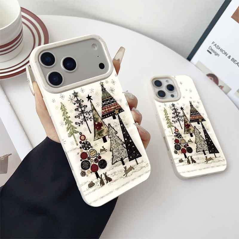 QFV50704555550<=3 Elementi artistici Albero di Natale 17 Pro Max Custodia per telefono 16 Semplice 15 Cartone animato alla moda /15/16_voghion.com