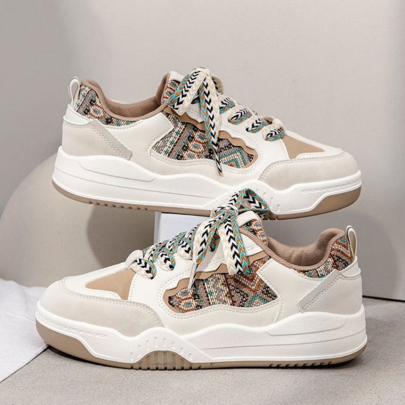 Small white women in spring autumn 2024 New women's China-Chic casual and versatile sports platform shoes for children_voghion.com