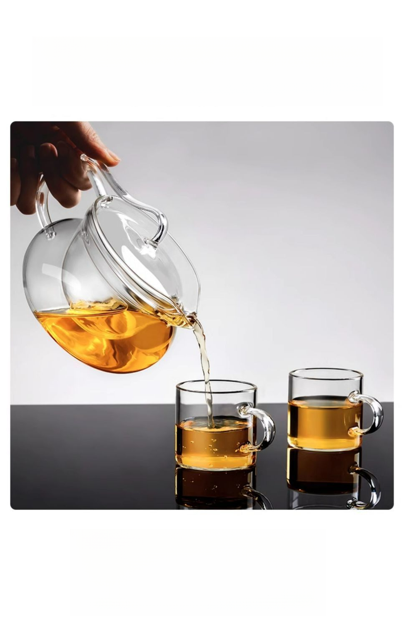 New Transparent High Temperature Resistant With Filter Thickened Glass Teapot Water Separation Household Tea Brewing Pot_voghion.com