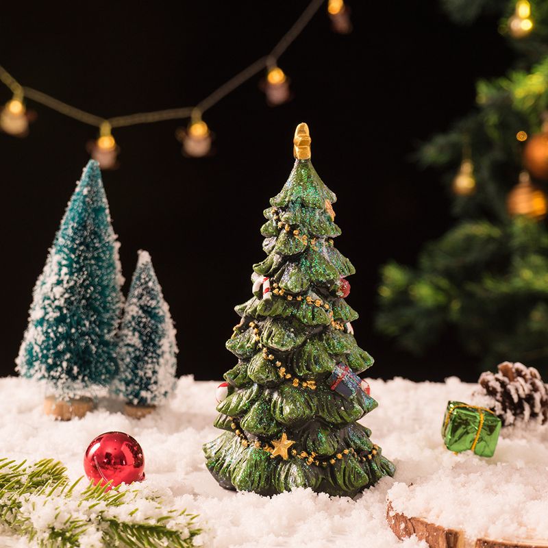 New Christmas Tree Ornaments Home Desktop Atmosphere Scene Decoration Resin Crafts_voghion.com