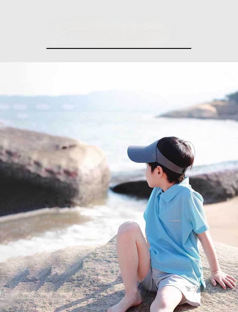 Cappello da sole ultraleggero per bambini, con protezione UV estiva, per studenti delle scuole elementari e per attività all'aperto_voghion.com