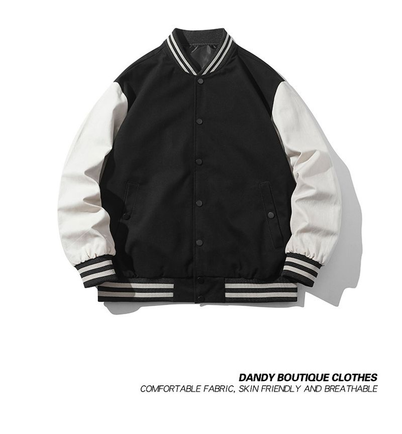 2021 neue Jacke Trend Baseball Neck Strickjacke Overlay Mode Casual Top für Männer_voghion.com