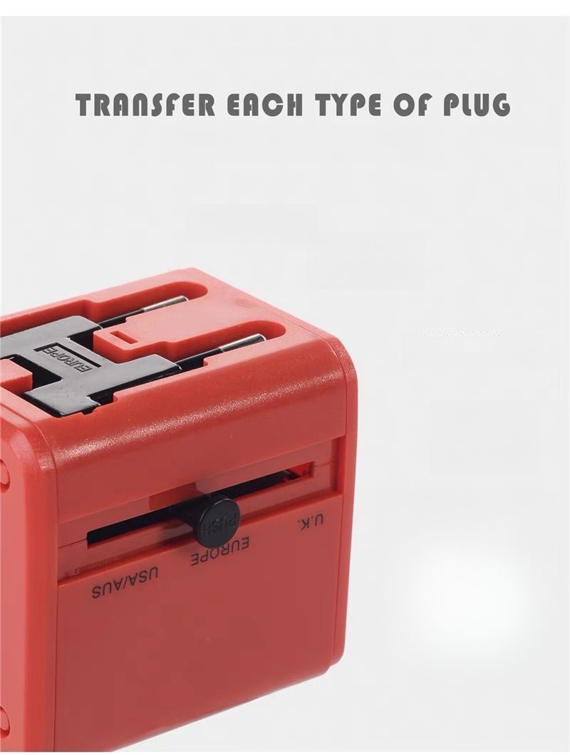 Travel Adapter For Overseas Trips, Multi-Functional US-EU-DE-UK Standard Converter, Universal Charger, Fast Charging_voghion.com