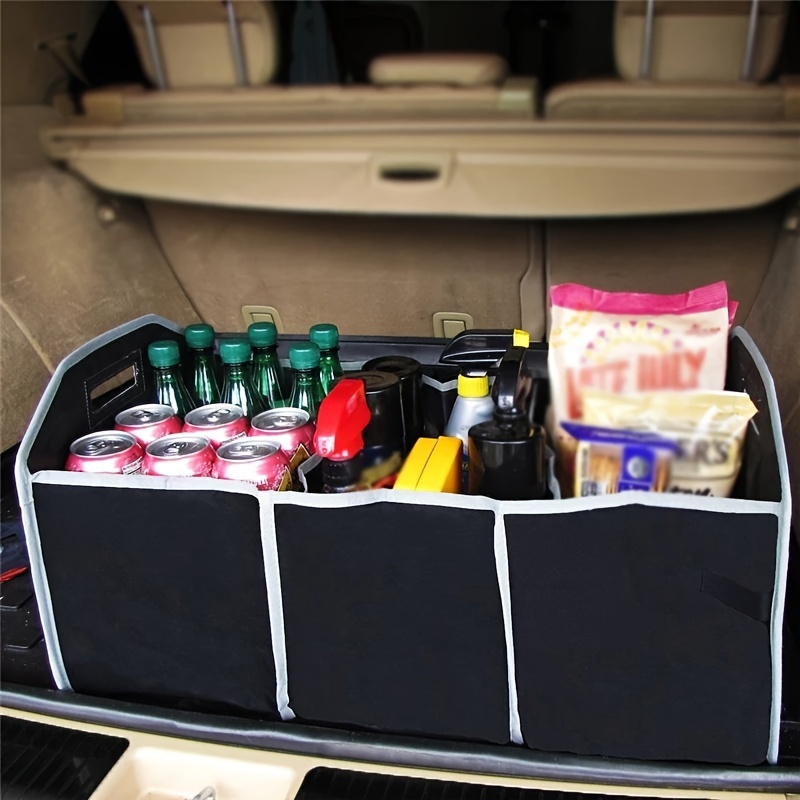 Bolsa de almacenamiento de carga para maletero de coche, caja de almacenamiento negra plegable para coche y maletero_voghion.com