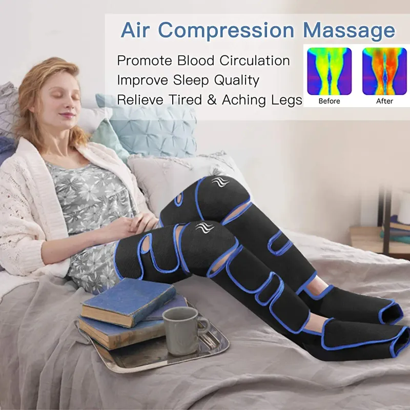 Neie Fouss Loftdrock Been fërdert d'Blutzirkulatioun Kierpermassage Muskelentspanung Lymphdrainage Apparat 360°_voghion.com