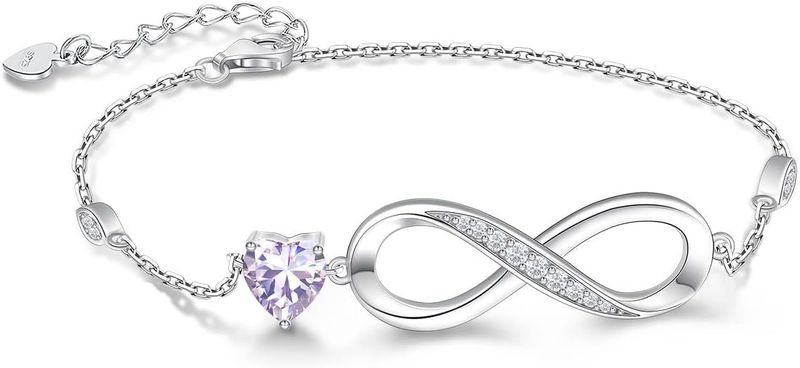 Onendlech Léift Zyklus 8 Charakter Bracelet weiblech Perséinlechkeet Vera Bracelet Mikro Inlaid_voghion.com