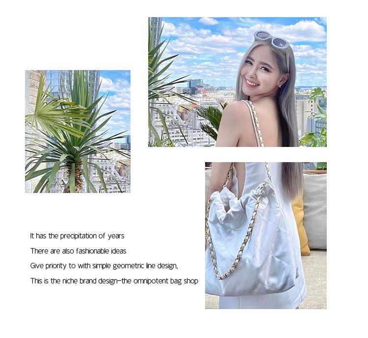 Travel Big Xiaoxiang Wind Wandering Large Capacity 22 Garbage Tote Lingge Chain Bag_voghion.com
