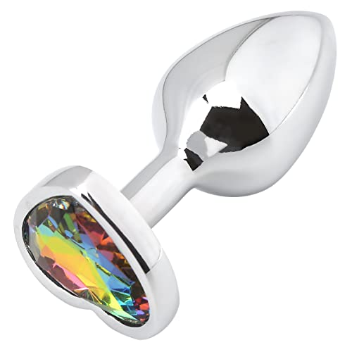 Edelstahl 2,8 CM Anal Plug Herz Metall Butt Plug Sex Spielzeug für Frauen Mann Wasserdicht Schmuck Perlen Erwachsene_voghion.com