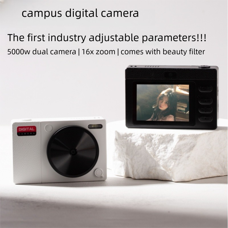 VUNBOWccd Digital HD High Pixel Selfie Entry-Level Compact Camera_voghion.com