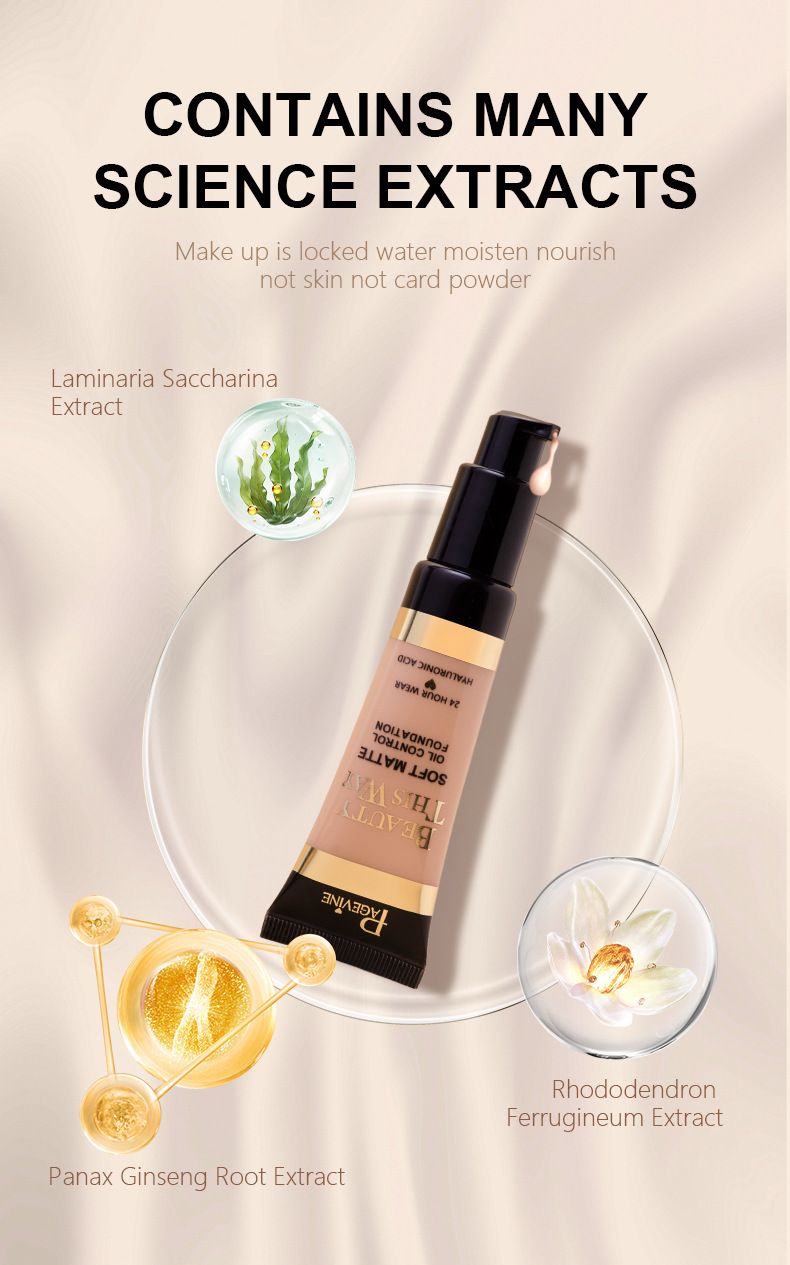 Feuchtigkeitsspendende BB Cream Foundation Langanhaltender Concealer zur Porenverkleinerung_voghion.com