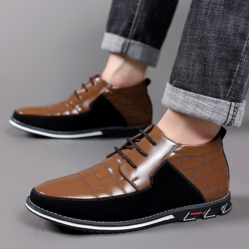 Adatto a tutte le stagioni Maiden 9908 9909 Scarpe sportive casual da uomo con lacci e tomaia medio-alta_voghion.com