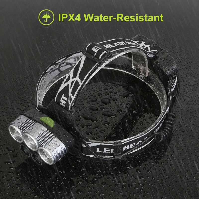 Rechargeable Headlamp 20000 Lumen LED Headlight 6 Modes Headlamp Flashlight For Camping Cycling Hiking Hunting Emergency_voghion.com