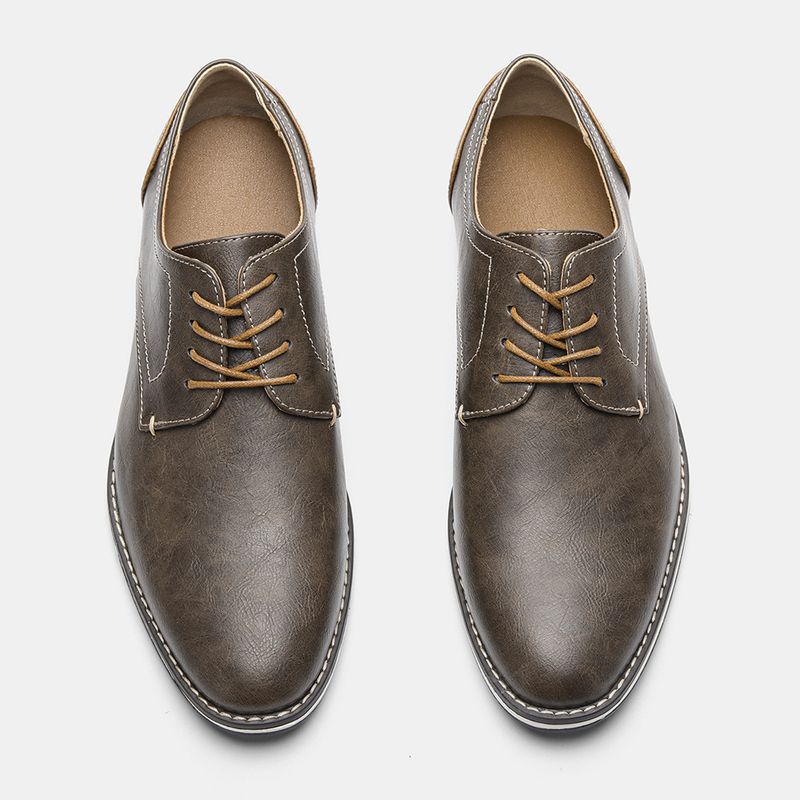 Atmungsaktive Freizeitschuhe für Herren – Leichte Slipper aus PU-Leder mit rutschfester Gummisohle | Bequem und stilvoll für den Alltag_voghion.com