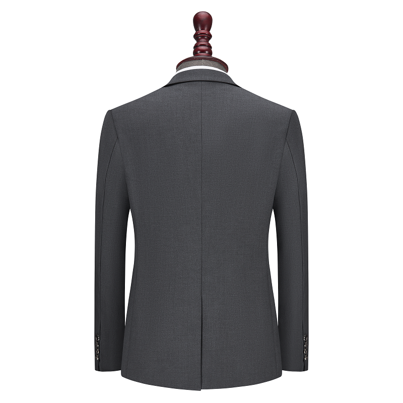 2024 Jugend Herren Neues Zwei-Knopf-Anzug-Set, Anzug, Weste, Dreiteiliges Business-Kleid_voghion.com