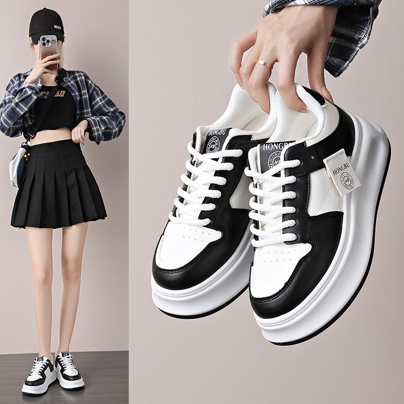 Scarpette bianche per bambini, ragazze, studenti, tempo libero, sport, scarpe da tavola versatili, tiro da strada_voghion.com