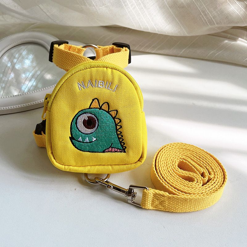 Small Pet Backpack Teddy Bichon Leash Cat Harness Dog Walking_voghion.com