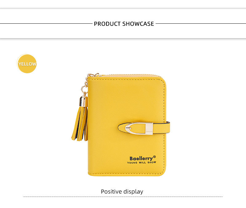 Baellerry Women's Wallet New Product Vertical Zipper Coin Purse For Women Fashion Print Multi-card Wallet_voghion.com