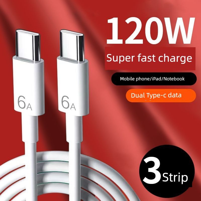 Unbeatable Quality Double-Headed Typec Data Pd120w For Huawei Mi Notebook Computer Charging Cable Male-to-Male 6A Long_voghion.com