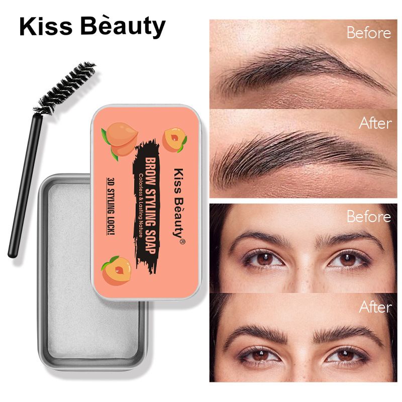Kiss beauty bezbojni prozirni kremasti sapun za dugotrajno, prirodno i osvježavajuće oblikovanje obrva_voghion.com