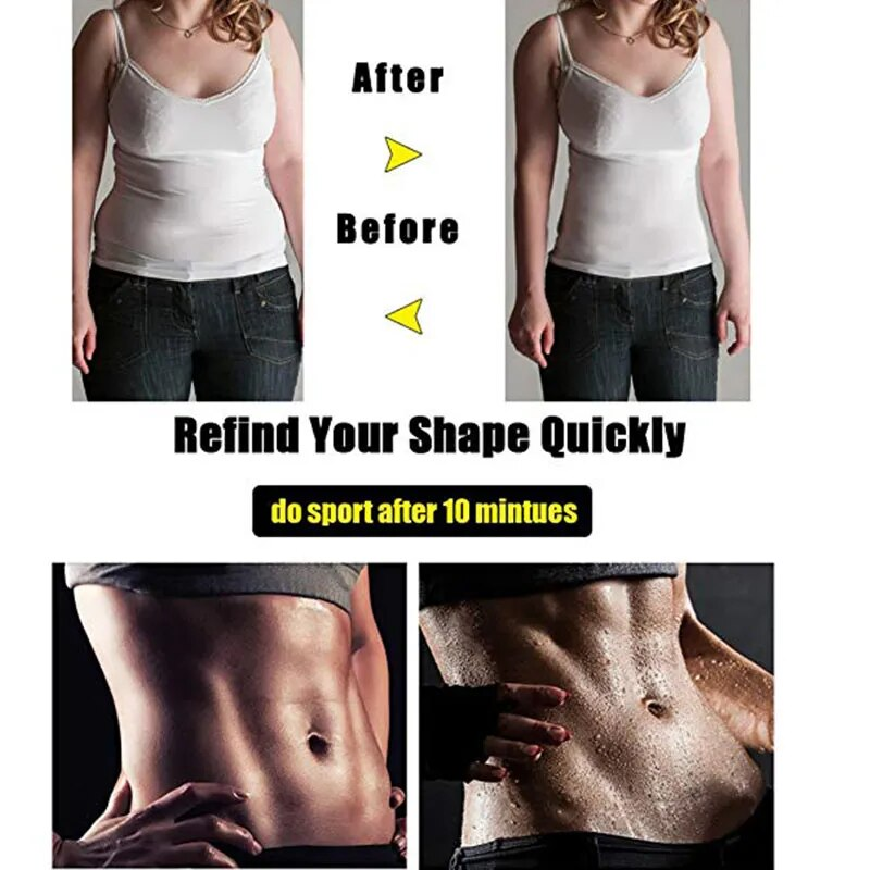 Donna Neoprene Shapewear Vita Trainer Corsetto Dimagrante Sudore Sauna Gilet Termico Body Shaper Palestra Allenamento Canotte_voghion.com