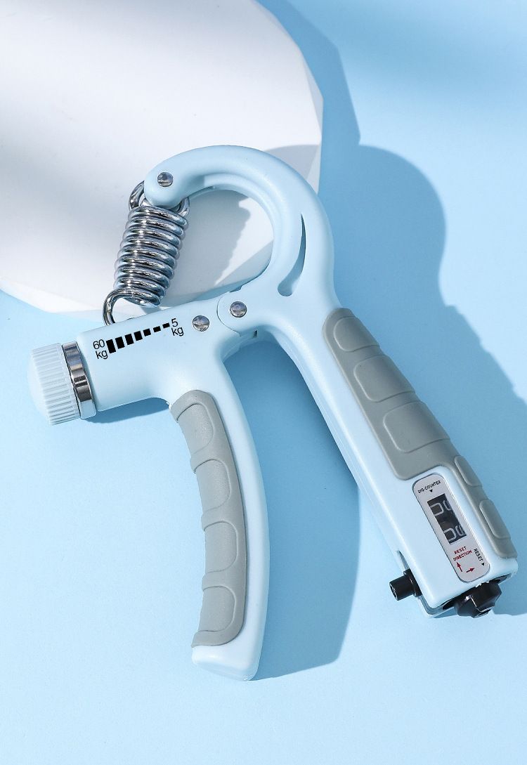 Adjustable Mechanical Counting Grip Strengthener Home Fitness Equipment Finger Rehabilitation Training_voghion.com